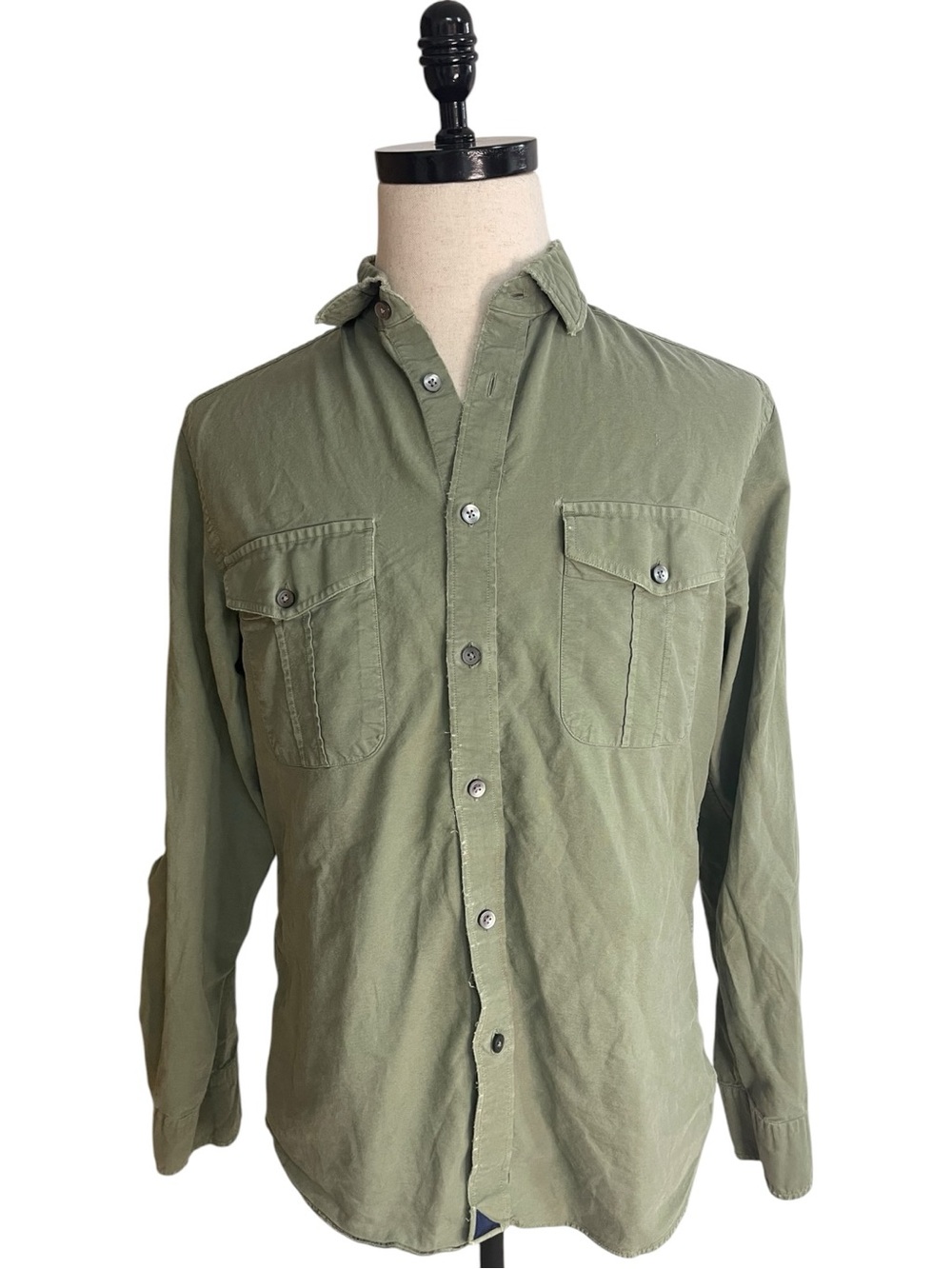 UNTUCKit St. Georges Button Down Slim Fit Shirt Green